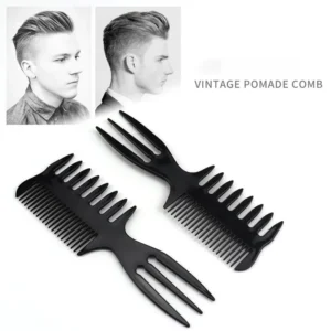 2023 Styling Hair Brush Oil Comb Retro Oil Head Wide Tooth Comb Men's Beard Comb Barber Hair Styling Combs For Men
