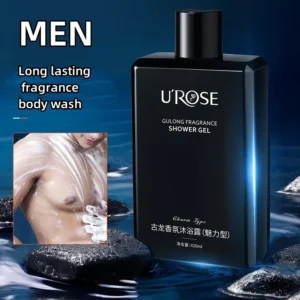 Long-lasting Fragrance Exfoliating Body Wash Deep Cleans Smooths Oil Control Moisturizing Shower Gels Bath for Men