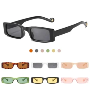 Ins Trend Vintage Small Frame Square Sunglasses Women Fashion Retro Rectangle Sun Glasses Shades UV400 Protection Casual Goggles