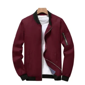 Men's Casual Jackets Coats Classic Stand Collar Coat Slim Solid Windproof Jacket Blazer Men Streetwear Men's Suits Jacket