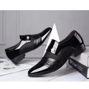 Casual Men Leather Shoes Men Casual Shoes Business Formal Men's Shoe Large Size Fashionable and Versatile Wedding Shoes for Man